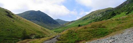 Looking towards Helvellyn from Stang End, Glenridding Common