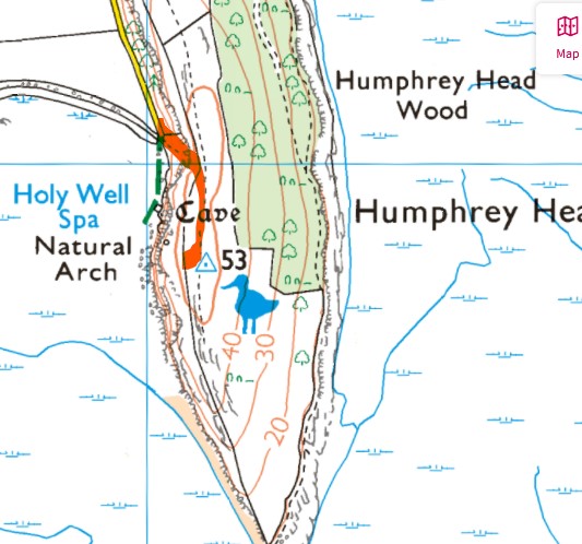 2022-08-20 LDO-116 Humphrey Head Route